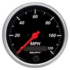 3-3/8" SPEEDOMETER, 0-120 MPH, DESIGNER BLACK